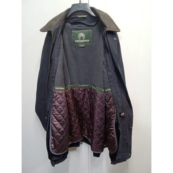 Weatherproof Mens Black Layered Fleece Lined Coat (Size Xl) Polyester/Nylon - Picture 5 of 6